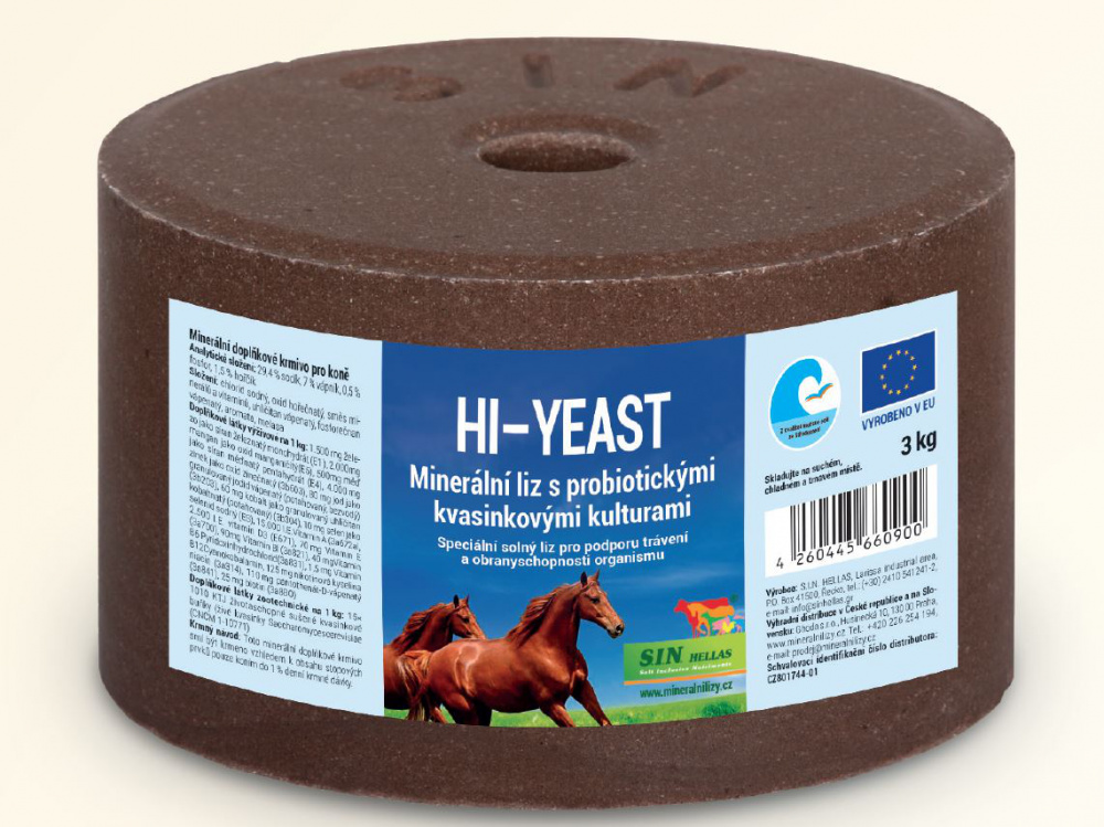Probiotic - Hi-yeast, minerální probiotický liz, balení 3 kg