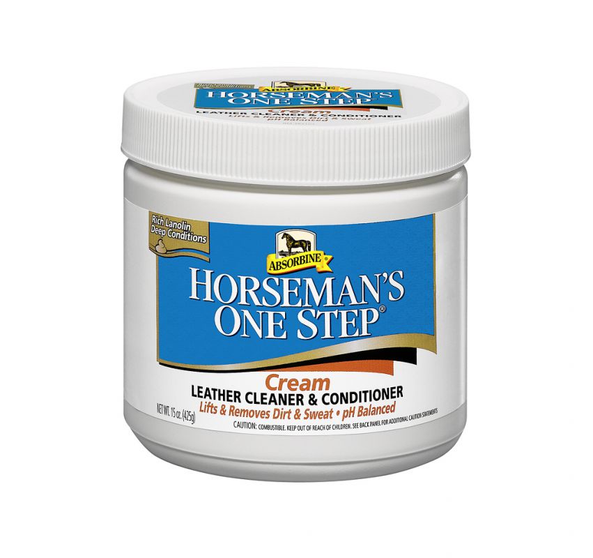 Horseman´s One Step cream - Čistící balzám na kožené výrobky, balení 425 g