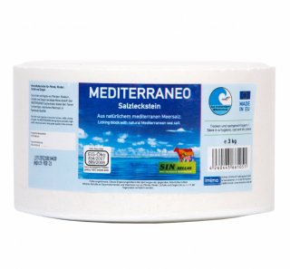 Minerální liz z prémiové mořské soli ze Středomoří Mediterraneo (Balení 3 kg)