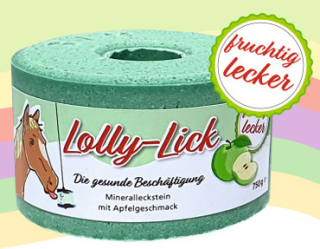 Koňské lízátko Lolly-Lick - zdravé lízátko pro koně (Jablko)