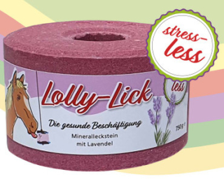 Koňské lízátko Lolly-Lick - zdravé lízátko pro koně (Levandule)