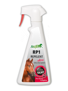 Repelent RP1 Ultra - Ultrasilný sprej pro koně a jezdce, láhev s rozprašovačem 5