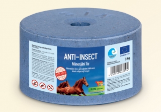 Anti Insect, minerální liz s přírodními látkami, které odpuzují hmyz, Balení 3kg