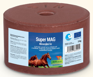 Super Mag, minerální liz s hořčíkem, vápníkem a fosforem, Balení 3 kg
