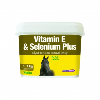 Vitamin E and Selenium plus, vitamín E a selen pro správnou funkci svalů koní v 